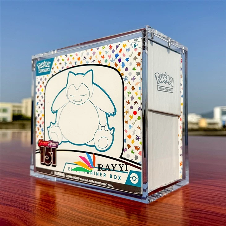 Acrylic Pokémon Elite Trainer Box Display Case Acrylic Pokémon Elite Trainer Box Display Case