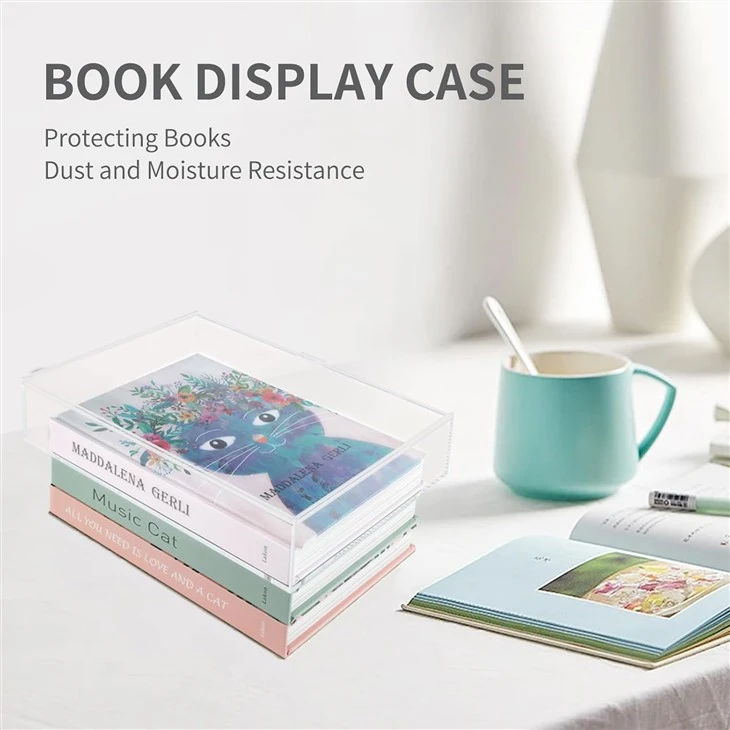 Clear Acrylic Book Display Case Clear Acrylic Book Display Case