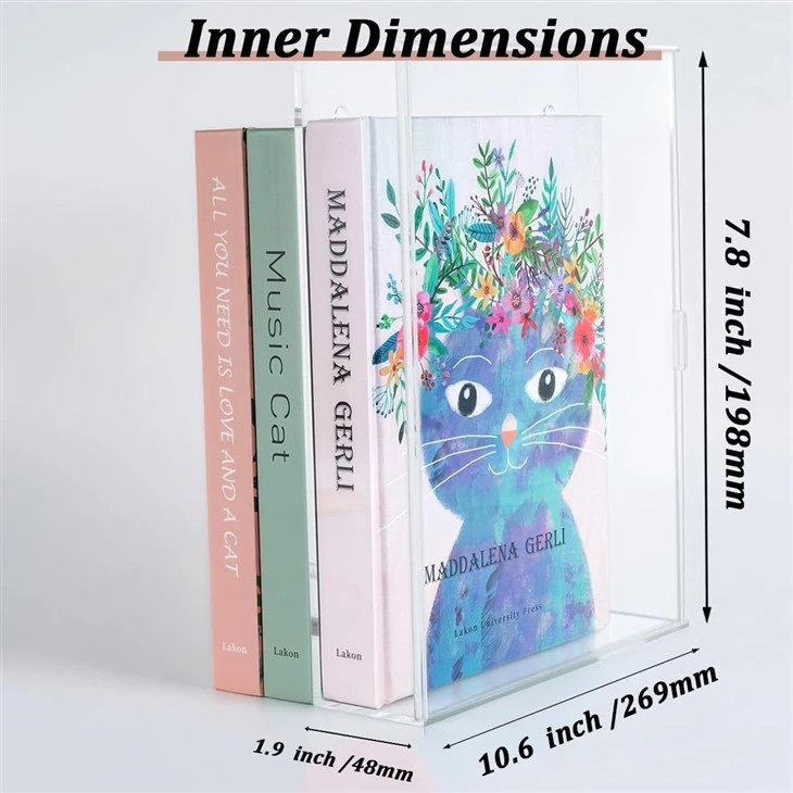 Clear Acrylic Book Display Case Clear Acrylic Book Display Case