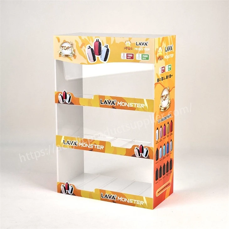 3 Layer Acrylic Smoking Vaper Display Rack