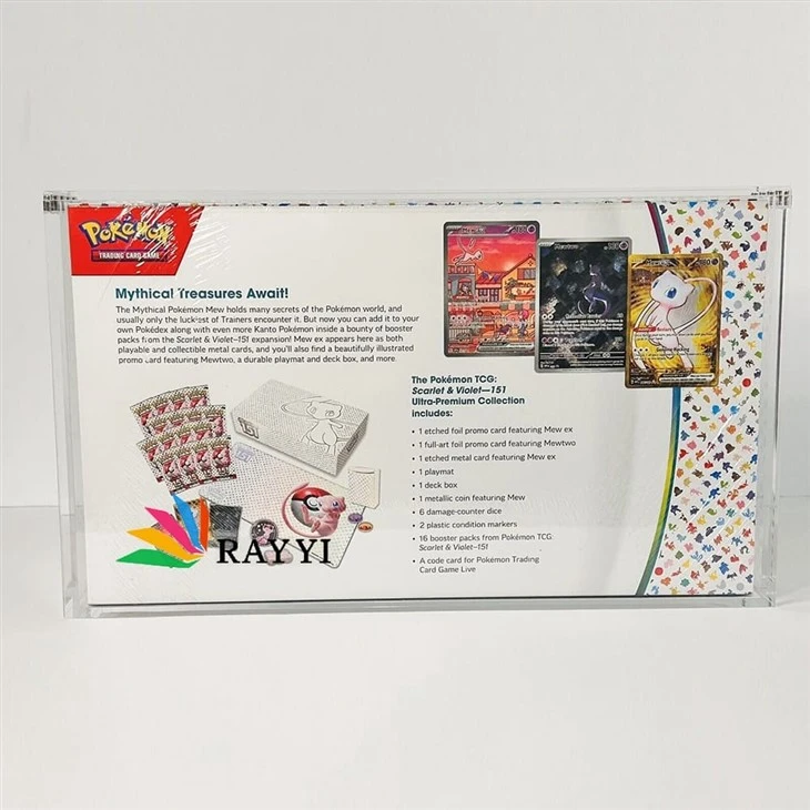 Acrylic Case Display For Pokémon 151 Ultra Premium Collection Box