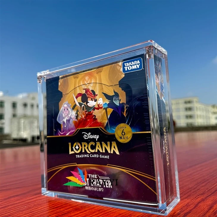 Acrylic Display Case For Disney Lorcana Booster Box Chapters