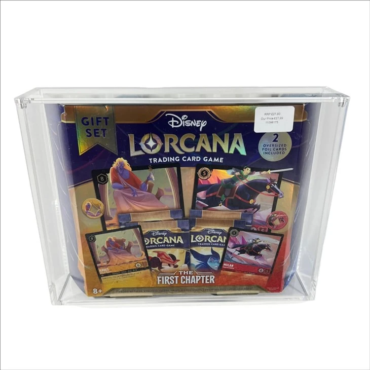 Acrylic Disney Lorcana Disney 100 Collector's Edition Set Display Case Acrylic Disney Lorcana Disney 100 Collector's Edition Set Display Case