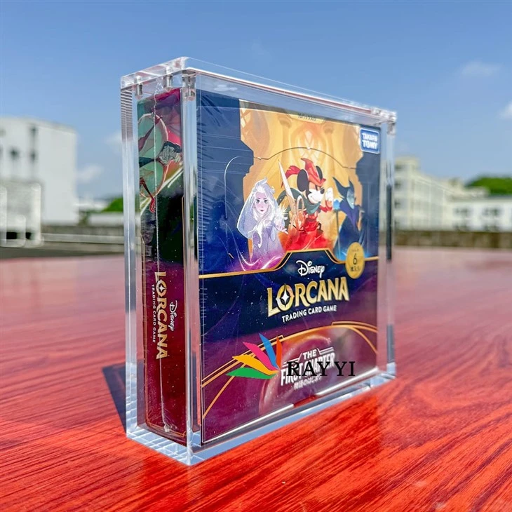 Acrylic Disney Lorcana Booster Box Japanese Display Case Acrylic Disney Lorcana Booster Box Japanese Display Case