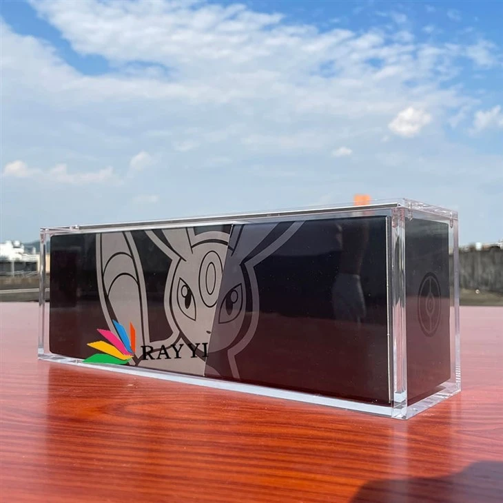 Acrylic Display Case For Pokemon Traditional Chinese 5th Anniversary Premium Card Set Box Acrylic Display Case For Pokemon Traditional Chinese 5th Anniversary Premium Card Set Box