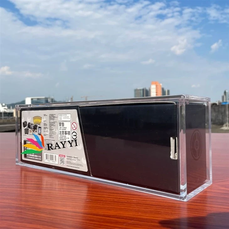 Acrylic Display Case For Pokemon Traditional Chinese 5th Anniversary Premium Card Set Box Acrylic Display Case For Pokemon Traditional Chinese 5th Anniversary Premium Card Set Box