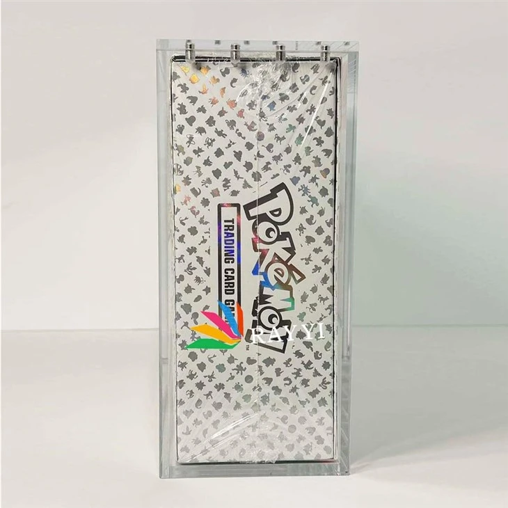 Acrylic Display Case For Pokemon Traditional Chinese 5th Anniversary Premium Card Set Box Acrylic Display Case For Pokemon Traditional Chinese 5th Anniversary Premium Card Set Box