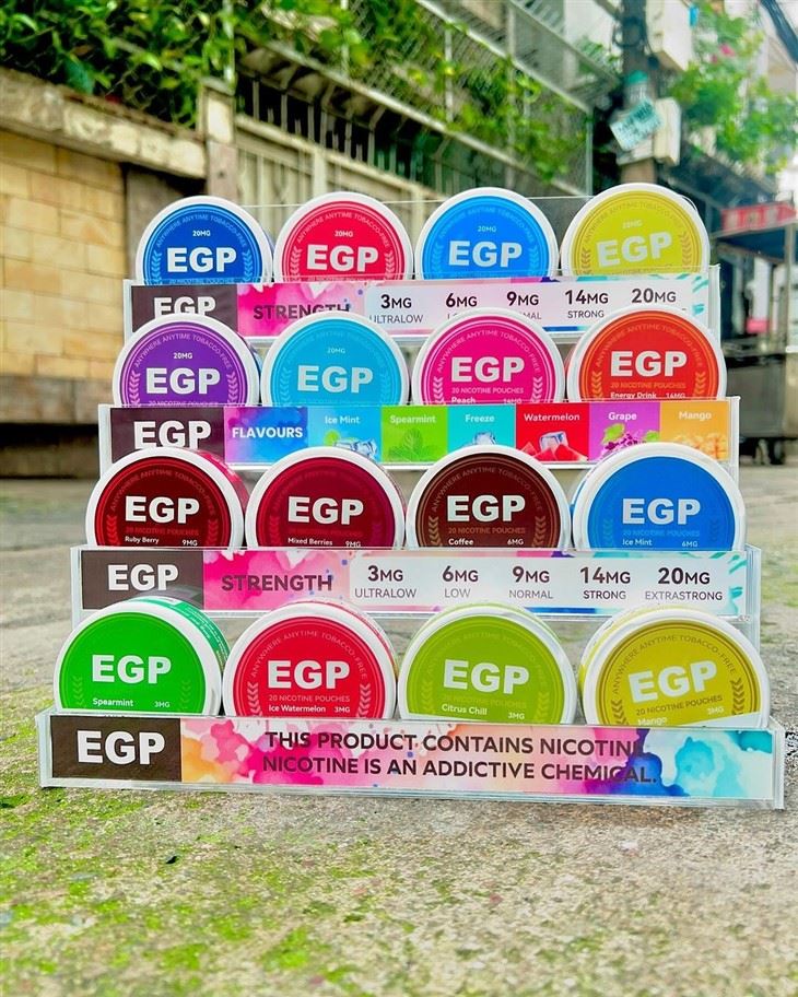 Acrylic Nicotine Pouches Display For Smoke Shops