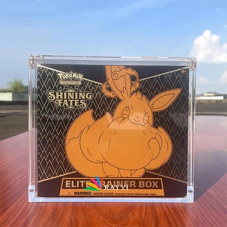 Acrylic Pokémon Elite Trainer Box Display Case Acrylic Pokémon Elite Trainer Box Display Case