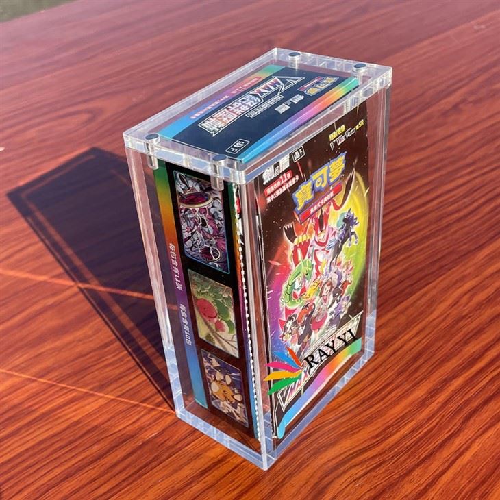 Acrylic Pokemon Japanese Booster Box Display Case Acrylic Pokemon Japanese Booster Box Display Case