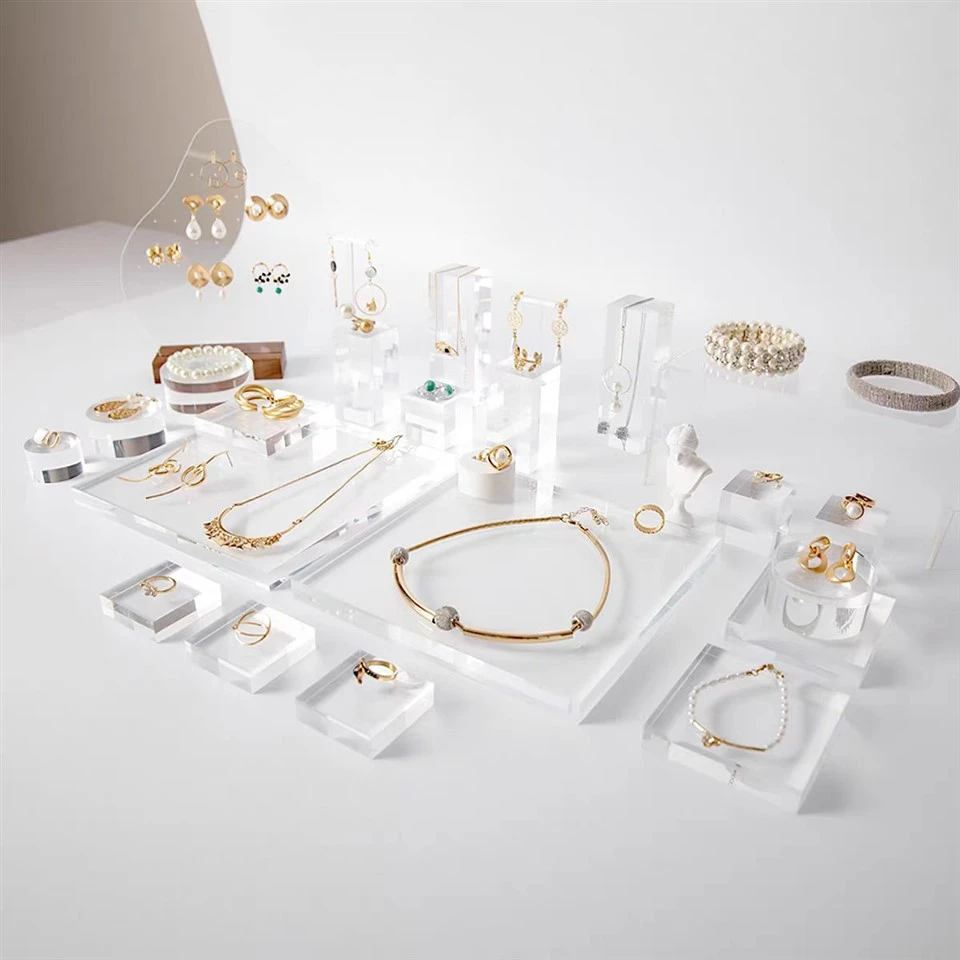 Clear Acrylic Jewelry Display & Perspex Stand Clear Acrylic Jewelry Display & Perspex Stand