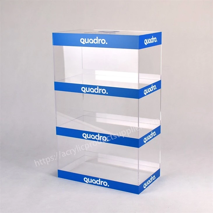 Counter Blue Acrylic Vaper Pods Display For Shop Counter Blue Acrylic Vaper Pods Display For Shop