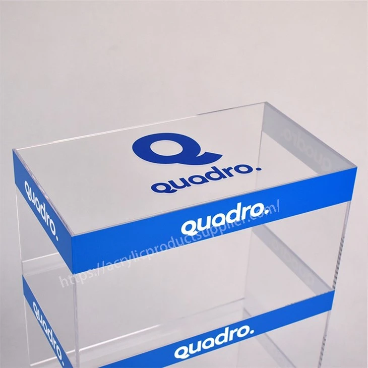 Counter Blue Acrylic Vaper Pods Display For Shop Counter Blue Acrylic Vaper Pods Display For Shop