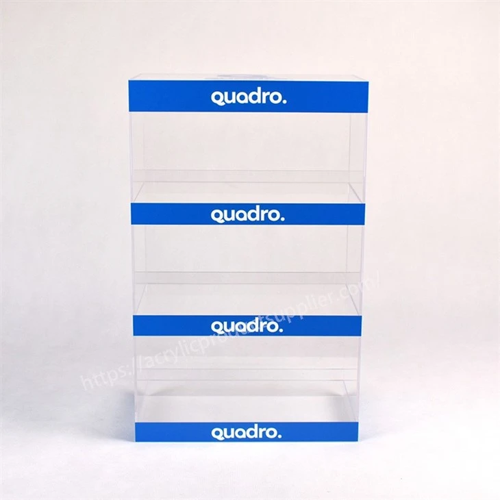 Counter Blue Acrylic Vaper Pods Display For Shop Counter Blue Acrylic Vaper Pods Display For Shop