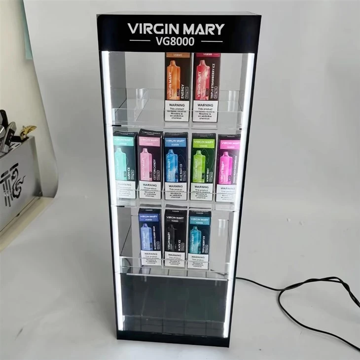 Custom Logo Acrylic Vape Display Stand With UV Protection