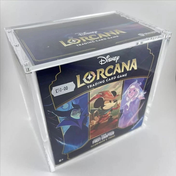 Acrylic Disney Lorcana Illumineer's Trove Display Case Acrylic Disney Lorcana Illumineer's Trove Display Case