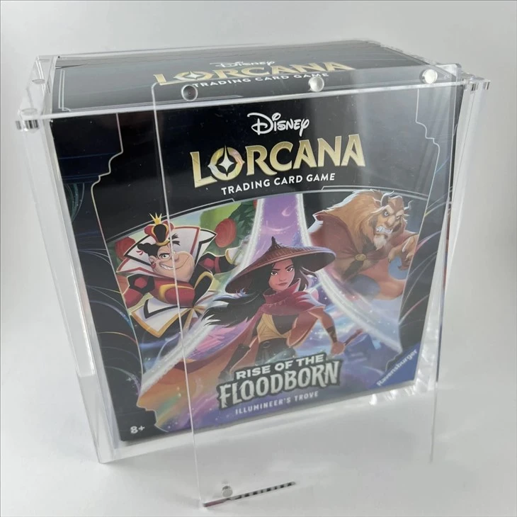 Acrylic Disney Lorcana Illumineer's Trove Display Case Acrylic Disney Lorcana Illumineer's Trove Display Case