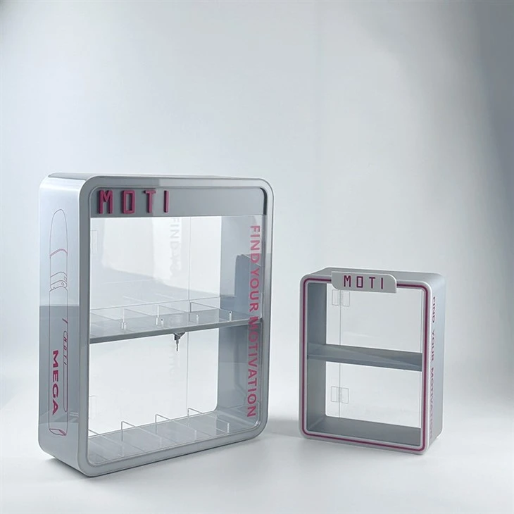 Led Counter Acrylic Smoke Cigarette Display Stand With Lock Led Counter Acrylic Smoke Cigarette Display Stand With Lock