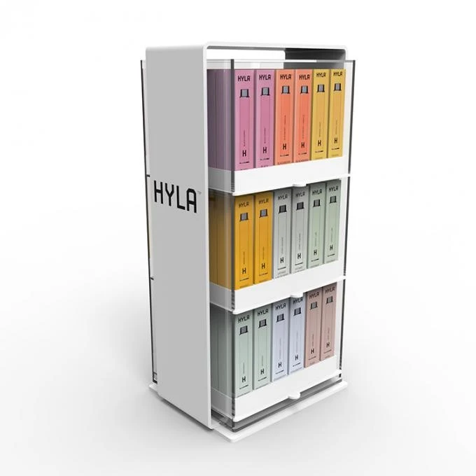 Lockable Countertop Acrylic Vape Display Case With LED