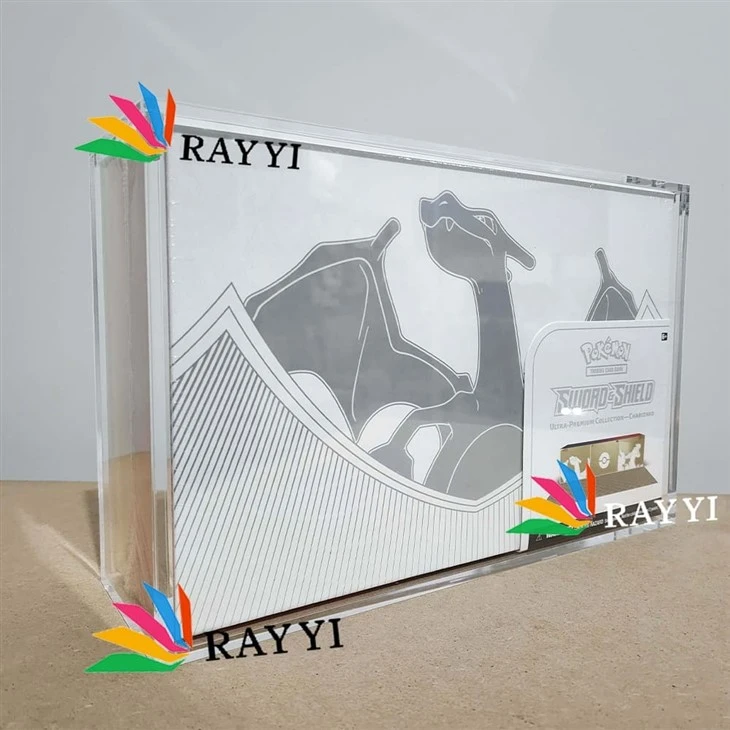 Pokémon Chinese 25th Anniversary Premium Collection Box Acrylic Display Case Pokémon Chinese 25th Anniversary Premium Collection Box Acrylic Display Case