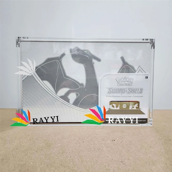 Pokémon Chinese 25th Anniversary Premium Collection Box Acrylic Display Case Pokémon Chinese 25th Anniversary Premium Collection Box Acrylic Display Case