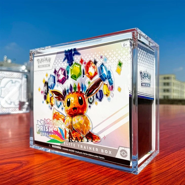 Pokémon Prismatic Evolutions ETB Acrylic Case Pokémon Prismatic Evolutions ETB Acrylic Case