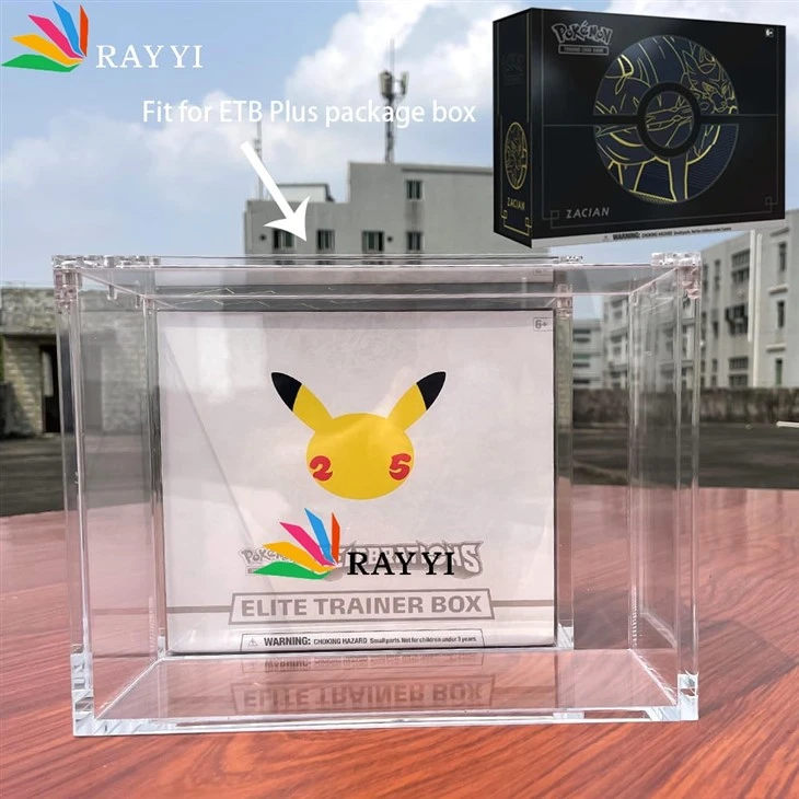 Pokemon Elite Trainer Box (ETB) Plus Acrylic Case Pokemon Elite Trainer Box (ETB) Plus Acrylic Case