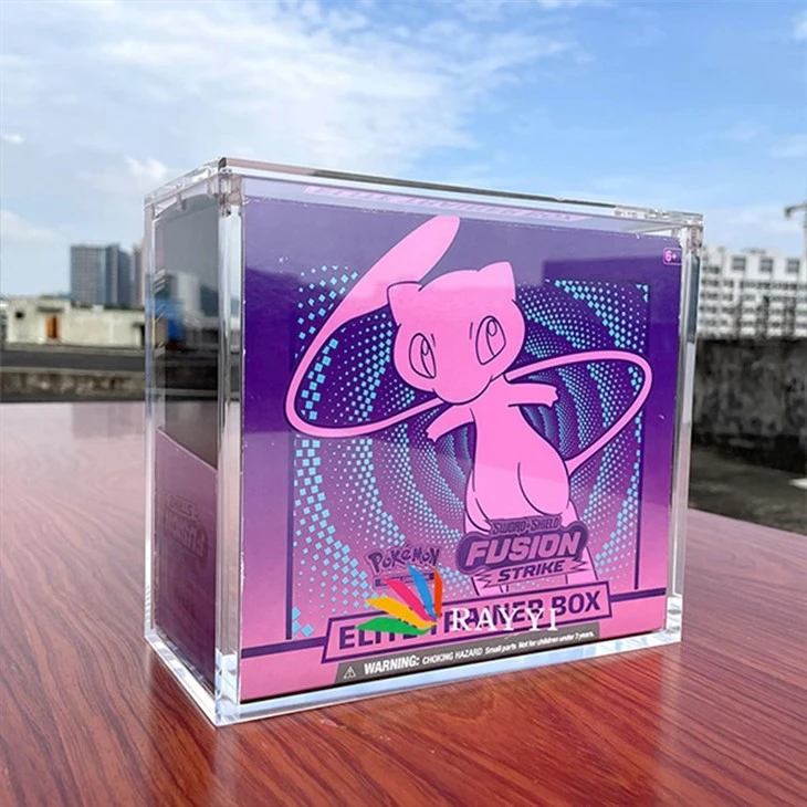 Premium Pokemon Elite Trainer Box ETB Acrylic Case Premium Pokemon Elite Trainer Box ETB Acrylic Case
