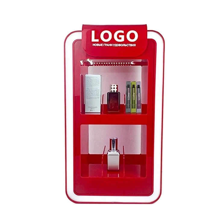Red Acrylic Cigarette CBD Oil Display Stand With LED Red Acrylic Cigarette CBD Oil Display Stand With LED
