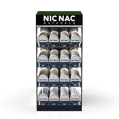 Acrylic Nicotine Pouches Display Stand With Pushers