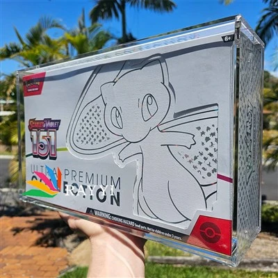 Acrylic Case Display For Pokémon 151 Ultra Premium Collection Box