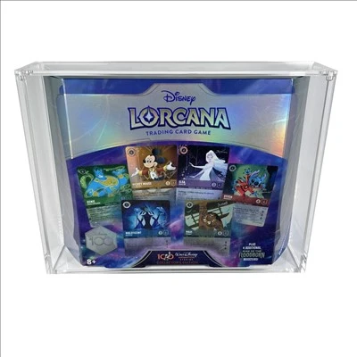 Acrylic Disney Lorcana Disney 100 Collector's Edition Set Display Case