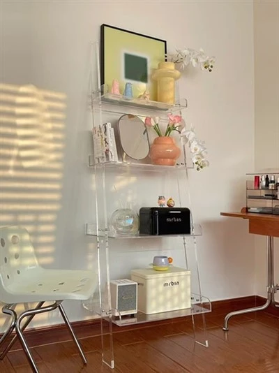 Acrylic Floor Stand Display Case & Sign Stand