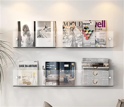 Acrylic Newspaper Display Stand