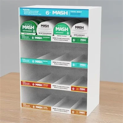 Acrylic Nicotine Pouches Display For Smoke Shops