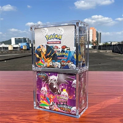 Acrylic Pokemon Booster Box Display Case