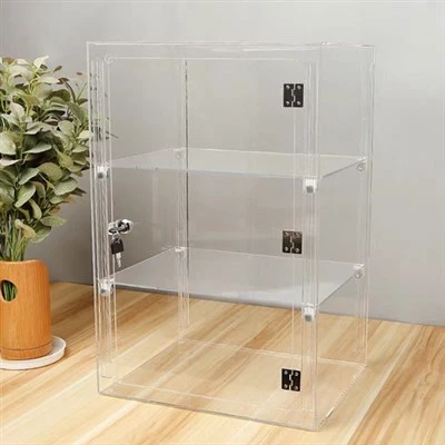 Lockable Acrylic Display Case With Secure Lock