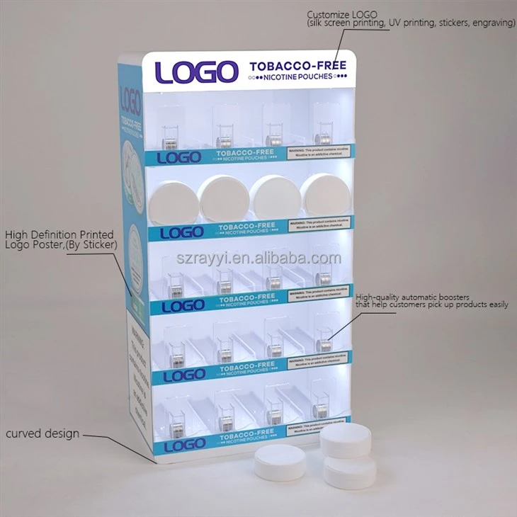 Springloaded Nicotin Pouche Counter Top Display Springloaded Nicotin Pouche Counter Top Display