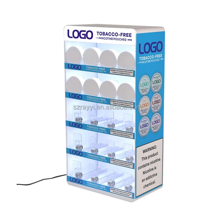Springloaded Nicotin Pouche Counter Top Display Springloaded Nicotin Pouche Counter Top Display